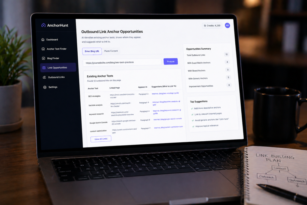 Outbound Linking AI Tool